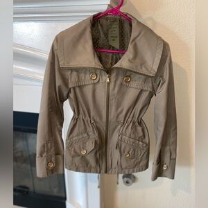 GUESS trench utility Jacket Sz XS EUC